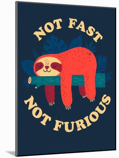 Not Fast, Not Furious-Michael Buxton-Mounted Art Print