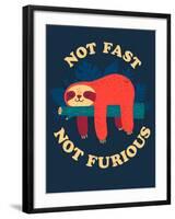 Not Fast, Not Furious-Michael Buxton-Framed Art Print