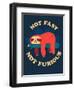 Not Fast, Not Furious-Michael Buxton-Framed Art Print