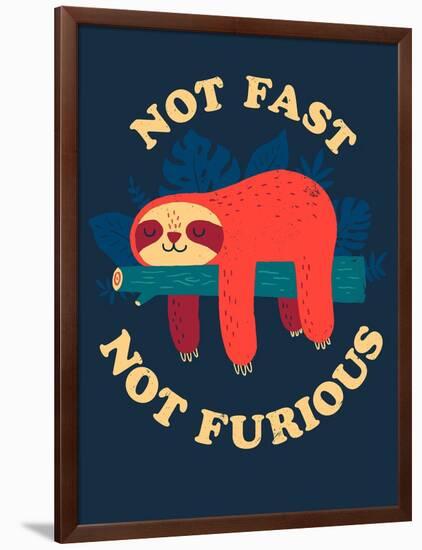 Not Fast, Not Furious-Michael Buxton-Framed Art Print