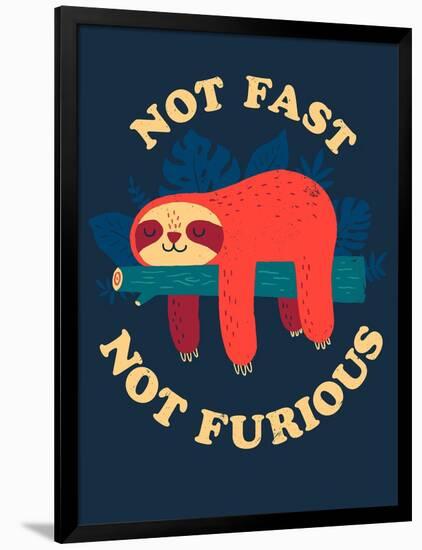 Not Fast, Not Furious-Michael Buxton-Framed Art Print