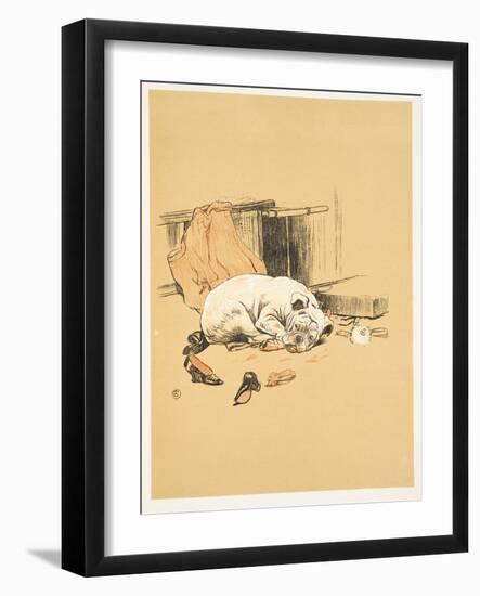 Not Finding the Chocolates, A Gay Dog, Story of a Foolish Year, Aldin, Cecil Charles Windsor-Cecil Aldin-Framed Giclee Print