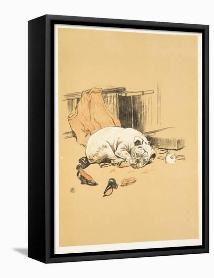 Not Finding the Chocolates, A Gay Dog, Story of a Foolish Year, Aldin, Cecil Charles Windsor-Cecil Aldin-Framed Stretched Canvas