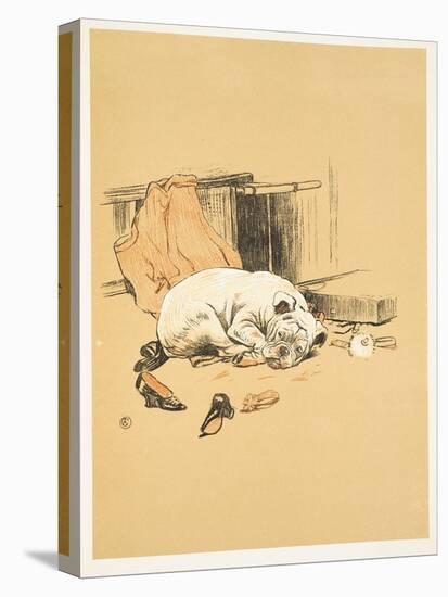 Not Finding the Chocolates, A Gay Dog, Story of a Foolish Year, Aldin, Cecil Charles Windsor-Cecil Aldin-Stretched Canvas