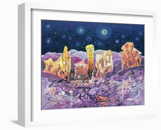 Not from Earth, 1973-Radi Nedelchev-Framed Giclee Print