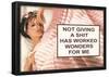 Not Giving A Shit Has Worked Wonders For Me Funny Poster-null-Framed Poster