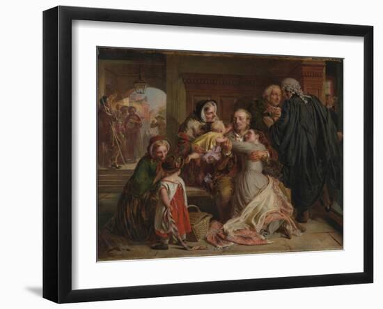 Not Guilty, 1859-Abraham Solomon-Framed Giclee Print