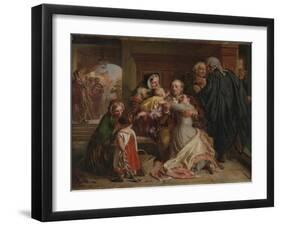 Not Guilty, 1859-Abraham Solomon-Framed Giclee Print