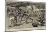 Not in Earnest, a Native War Dance before Lord Wolseley at the Mudireh, Dongola-Frederic Villiers-Mounted Giclee Print