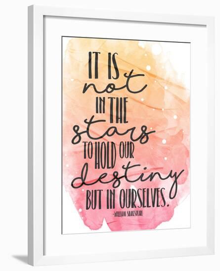 Not In The Stars-Jace Grey-Framed Art Print