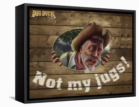 Not My Jugs!-Luke Macy-Framed Stretched Canvas