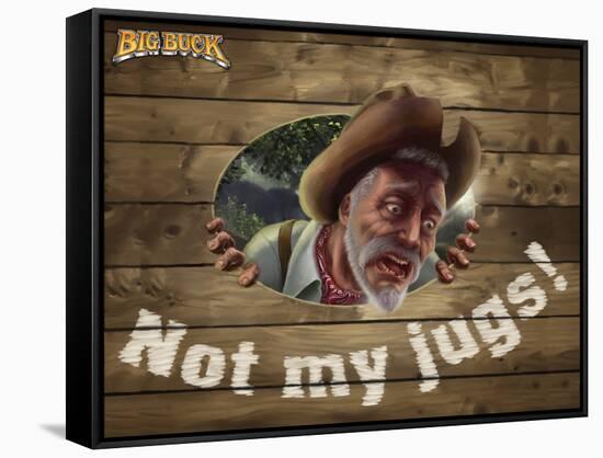 Not My Jugs!-Luke Macy-Framed Stretched Canvas