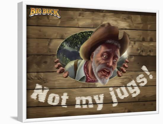 Not My Jugs!-Luke Macy-Framed Poster