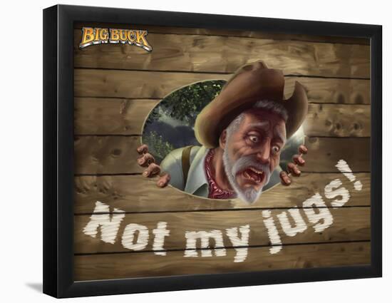 Not My Jugs!-Luke Macy-Framed Poster