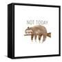 Not Today-Ann Bailey-Framed Stretched Canvas