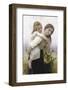 Not Too Much to Carry-William Adolphe Bouguereau-Framed Giclee Print