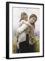 Not Too Much to Carry-William-Adolphe Bouguereau-Framed Art Print