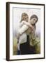 Not Too Much to Carry-William-Adolphe Bouguereau-Framed Art Print