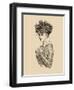 Not Worrying About Her Rights-Charles Dana Gibson-Framed Art Print