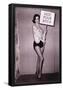 Not Your Bitch Pinup Funny Poster-null-Framed Poster