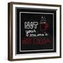 Not Your Mama's Hot Cocoa-Kali Wilson-Framed Art Print