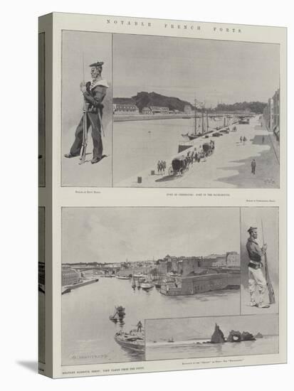 Notable French Forts-Charles Auguste Loye-Stretched Canvas