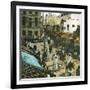 Notables Going to the Mosque, Tangier (Morocco), Circa 1885-Leon, Levy et Fils-Framed Photographic Print