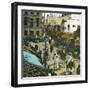 Notables Going to the Mosque, Tangier (Morocco), Circa 1885-Leon, Levy et Fils-Framed Photographic Print