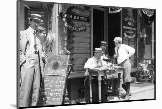 Notary Public on the Street-null-Mounted Photographic Print