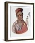Notchimine, an Iowa Chief, The Indian Tribes of North America, c.1837-Charles Bird King-Framed Giclee Print