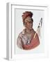 Notchimine, an Iowa Chief, The Indian Tribes of North America, c.1837-Charles Bird King-Framed Giclee Print