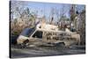 Note Written by Hurricane Katrina Victims on Vehicle Damged by Hurricane-John Cancalosi-Stretched Canvas