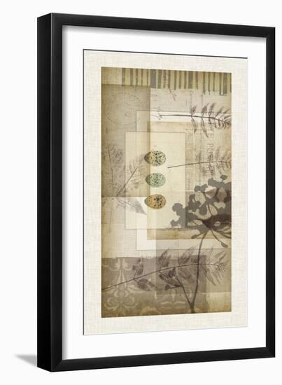 Notebook Collage IV-Jennifer Goldberger-Framed Art Print