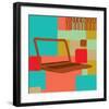 Notebook II-Yashna-Framed Art Print