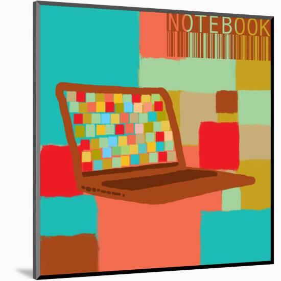 Notebook-Yashna-Mounted Art Print