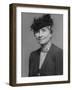 Noted Deaf and Blind Ldr. Helen Keller Wearing Hat-null-Framed Premium Photographic Print