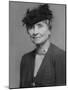 Noted Deaf and Blind Ldr. Helen Keller Wearing Hat-null-Mounted Premium Photographic Print