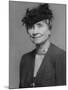 Noted Deaf and Blind Ldr. Helen Keller Wearing Hat-null-Mounted Premium Photographic Print