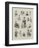 Notes at a Ladies' Debating Society-null-Framed Giclee Print