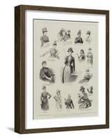 Notes at a Ladies' Debating Society-null-Framed Giclee Print