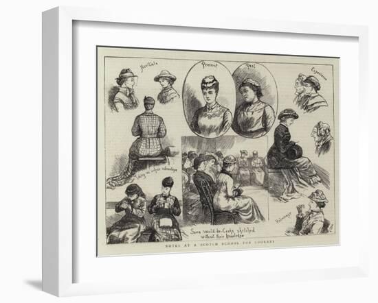 Notes at a Scotch School for Cookery-Harry Hamilton Johnston-Framed Giclee Print