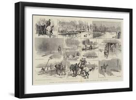 Notes at Oxford and Cambridge During the Training of the Crews-Sydney Prior Hall-Framed Giclee Print