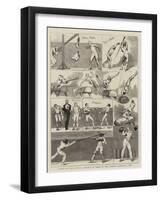 Notes at the Annual Assault of Arms of the London Athletic Club-null-Framed Giclee Print