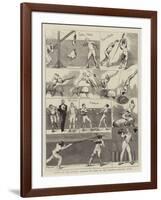 Notes at the Annual Assault of Arms of the London Athletic Club-null-Framed Giclee Print