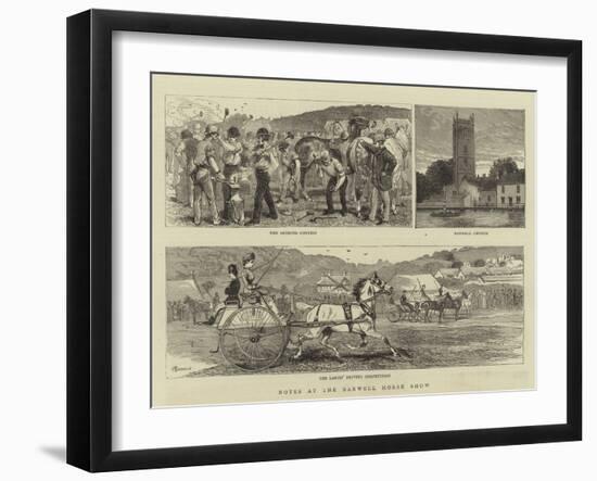 Notes at the Banwell Horse Show-Alfred Chantrey Corbould-Framed Giclee Print