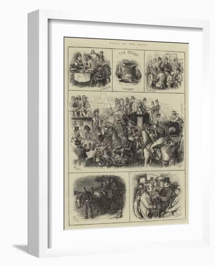 Notes at the Derby-William Ralston-Framed Giclee Print