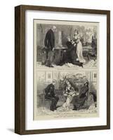 Notes at the London Theatres-Adrien Emmanuel Marie-Framed Giclee Print