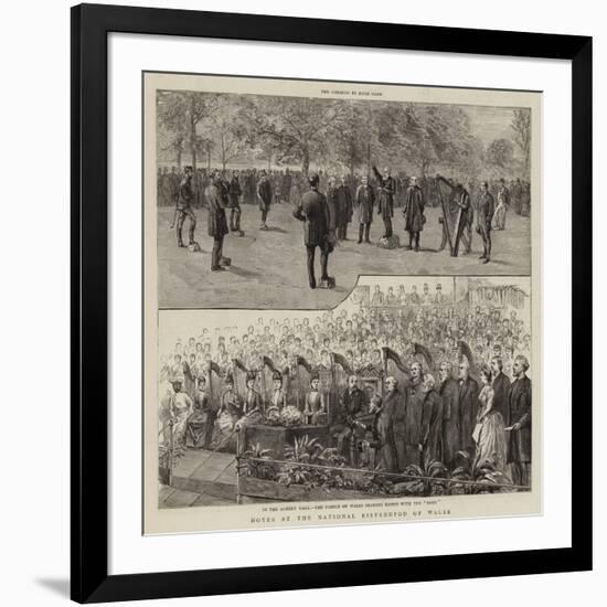 Notes at the National Eisteddfod of Wales-null-Framed Giclee Print