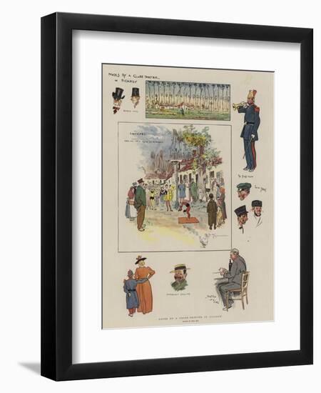 Notes by a Globe-Trotter in Picardy-Phil May-Framed Giclee Print