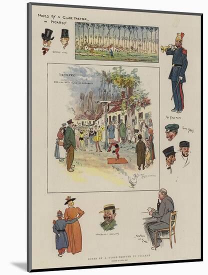 Notes by a Globe-Trotter in Picardy-Phil May-Mounted Giclee Print